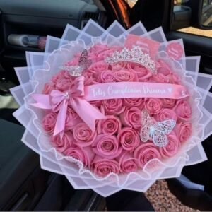 Buket Bunga Satin