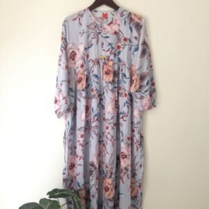 Dress Midi Floral Wanita