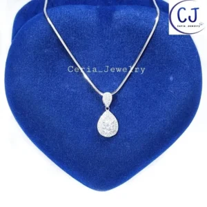 Kalung Liontin Silver Modern